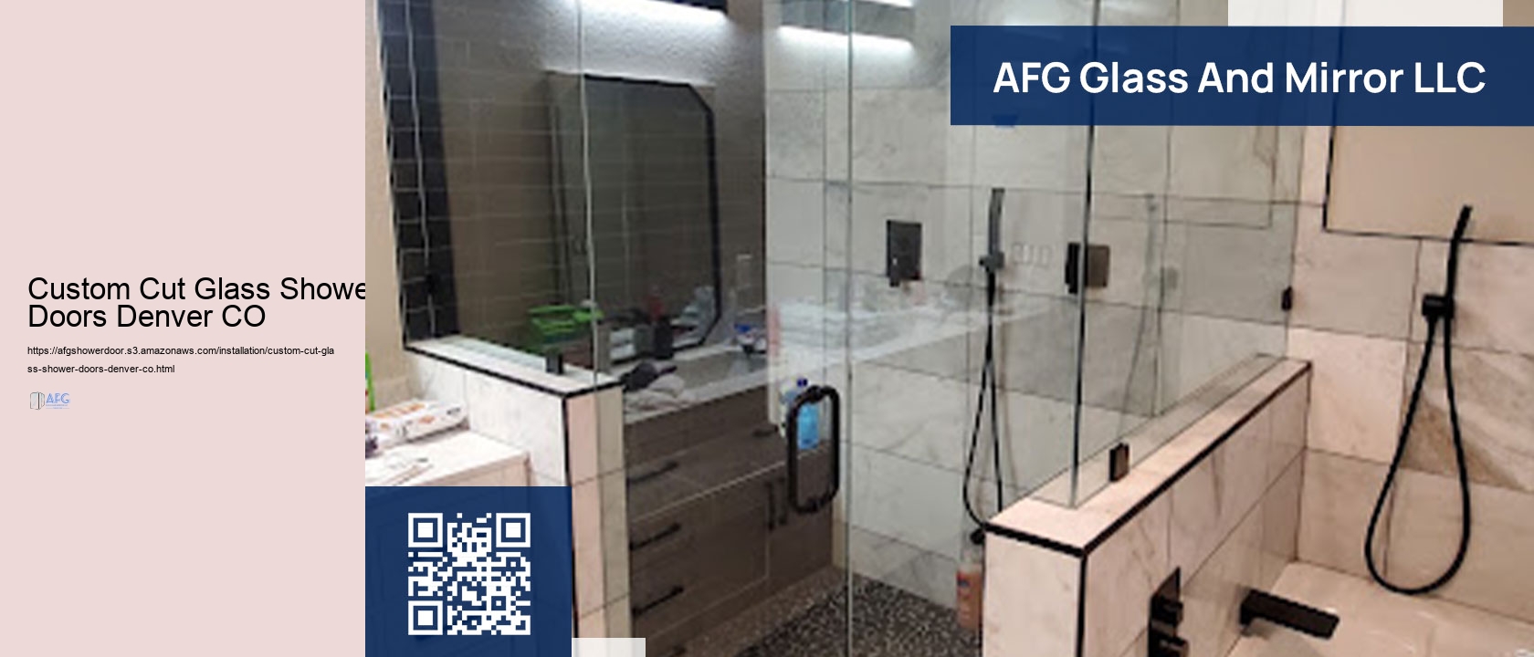 Custom Cut Glass Shower Doors Denver CO